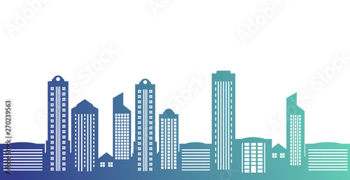 città, edifici, palazzi, architettura, skyline, case, 