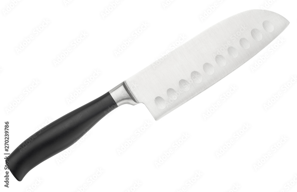 Professional knife isolated on white background.