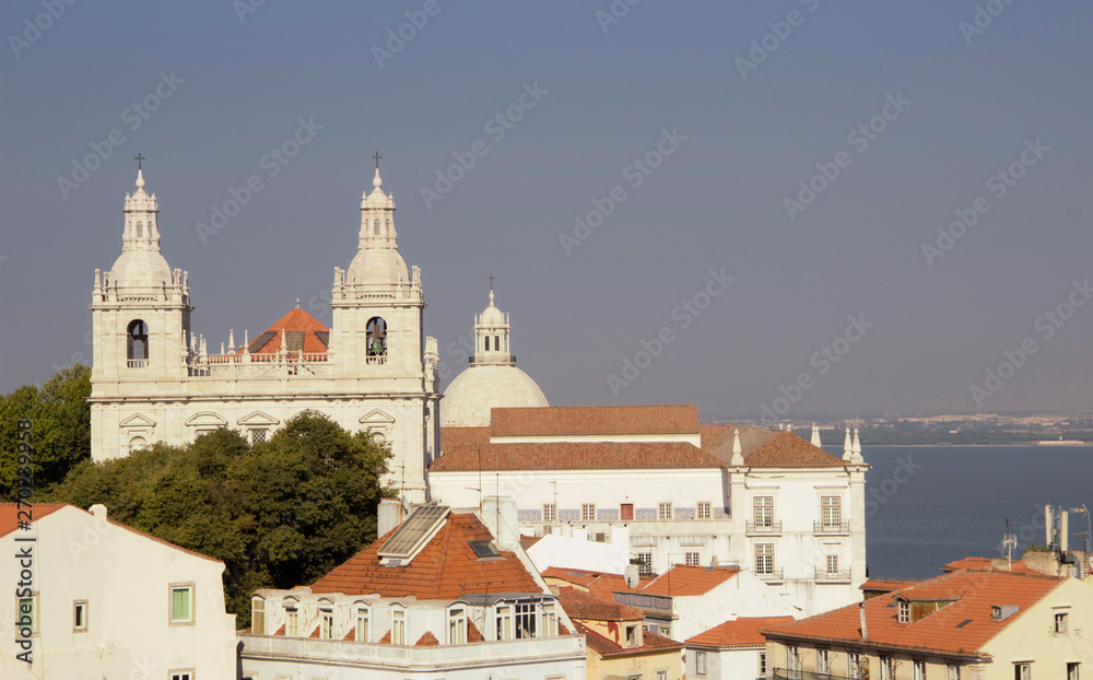 Panoramic view of the city of Lisbon. Portugal.