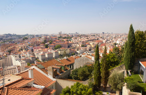 Panoramic view of the city of Lisbon. Portugal.