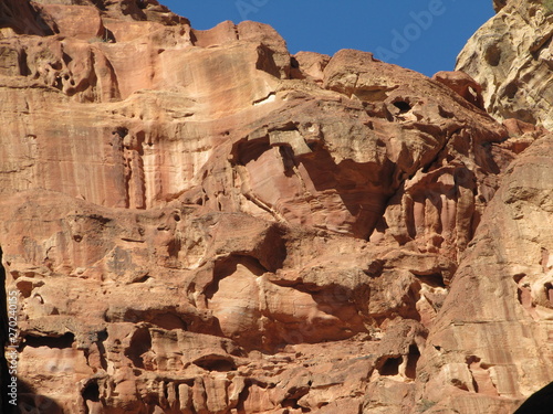 caves of the ancient city. jordan. petra © Yulia