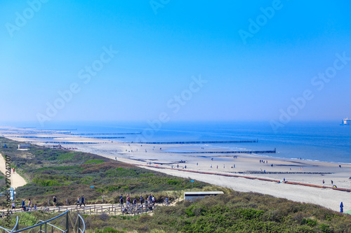 Plage de Zélande en Hollande Middelbourg photo