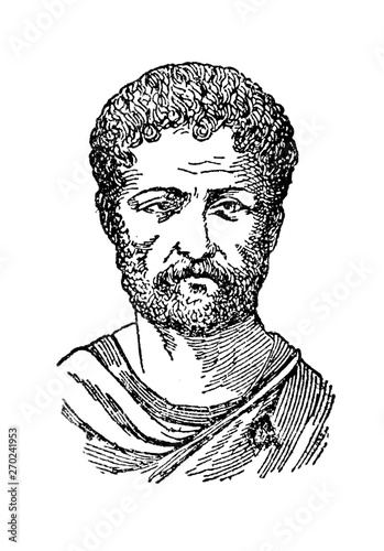 Canvas-taulu Hadrian portrait draw