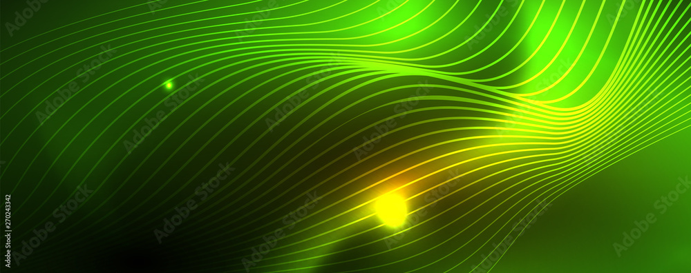 Shiny neon lines techno magic futuristic background, magic energy space light concept, abstract background wallpaper design Shiny neon lines techno magic futuristic background, magic energy space light concept, abstract background wallpaper design