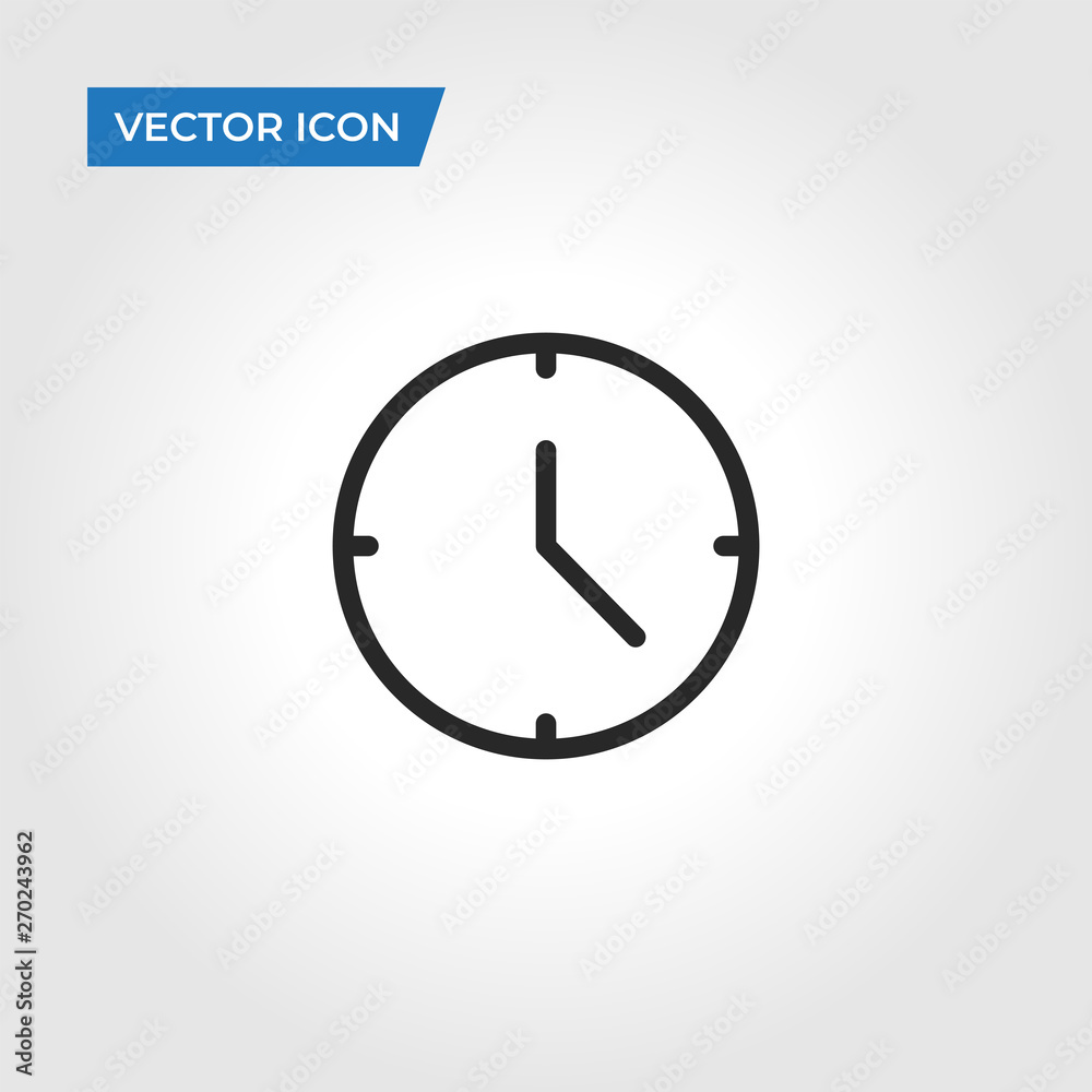 Clock vector icon Clock vector icon