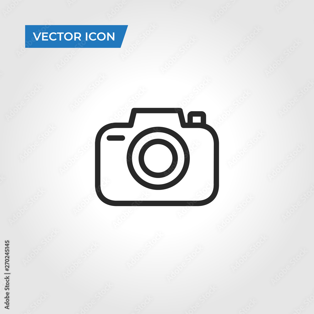 Camera vector icon Camera vector icon