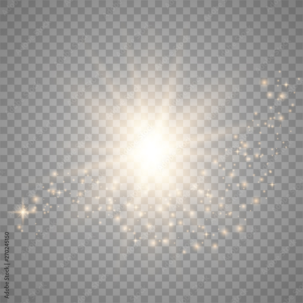 Gold Glow light effect. Gold Glow light effect.