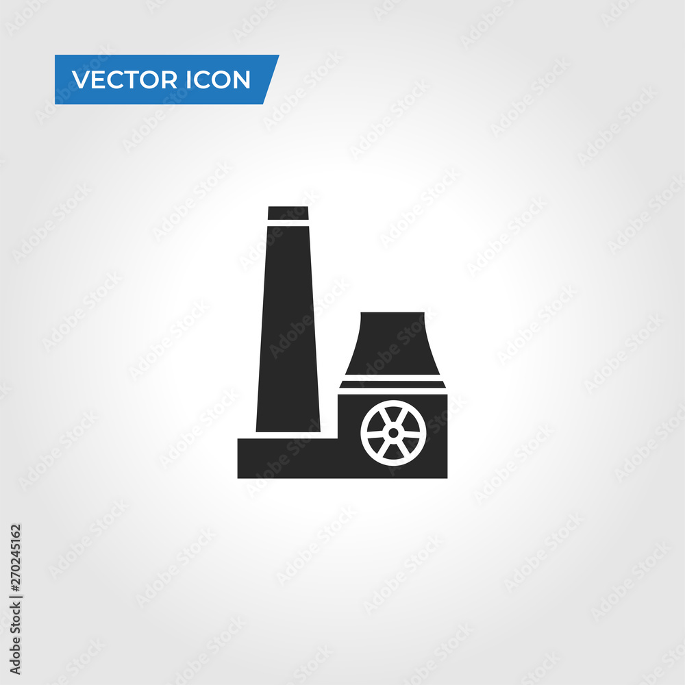 Obraz premium Factory vector icon