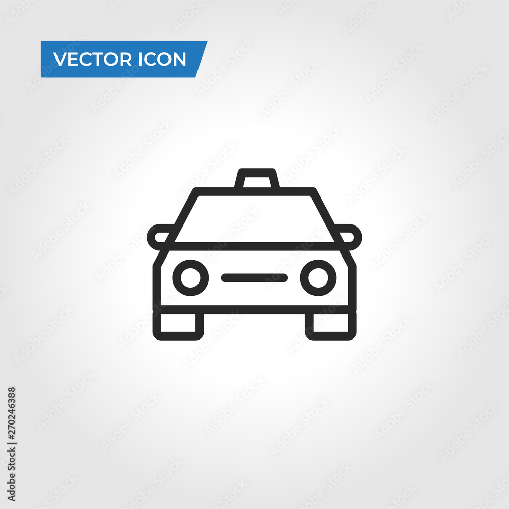 Taxi vector icon Taxi vector icon