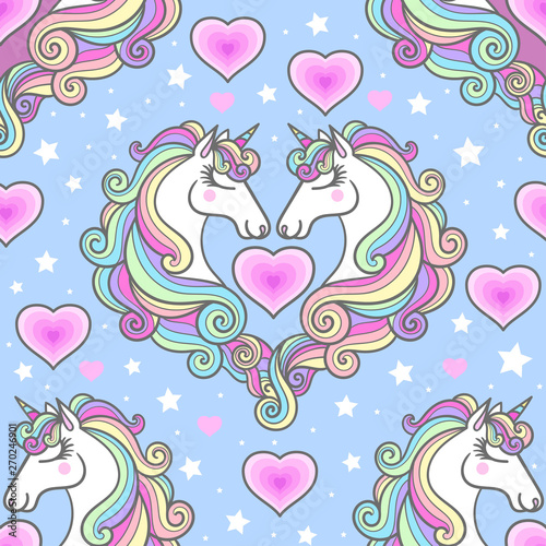 Dekoracja na wymiar  seamless-pattern-energy-and-pink-heart-on-a-blue-background-vector