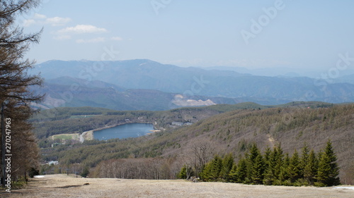 Forest mountain walk trekking Japan Nagano photo