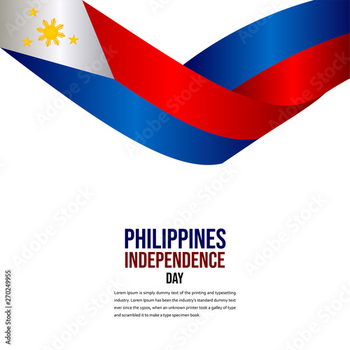 Free Download Happy Philippines Independence Day Celebration Vector Template Design Illustration - GFXLoad
