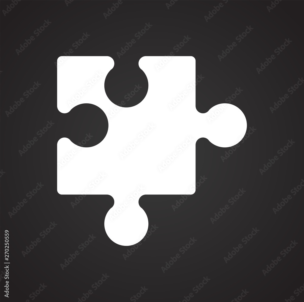 Puzzle icon on background for graphic and web design. Simple vector sign. Internet concept symbol for website button or mobile app. Puzzle icon on background for graphic and web design. Simple vector sign. Internet concept symbol for website button or mobile app.