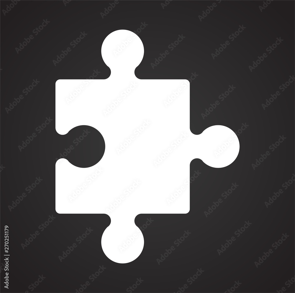 Puzzle icon on background for graphic and web design. Simple vector sign. Internet concept symbol for website button or mobile app. Puzzle icon on background for graphic and web design. Simple vector sign. Internet concept symbol for website button or mobile app.