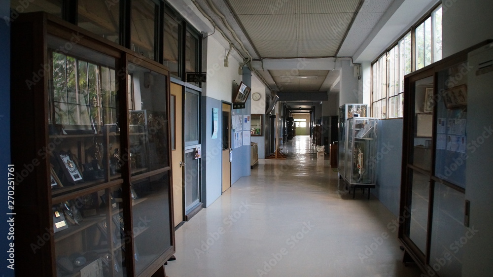 Japan school Corridor Class Landscape Japan school Corridor Class Landscape