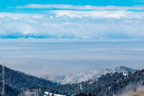 Foggy Sangre de Cristo Mountain Valley © swkrullimaging