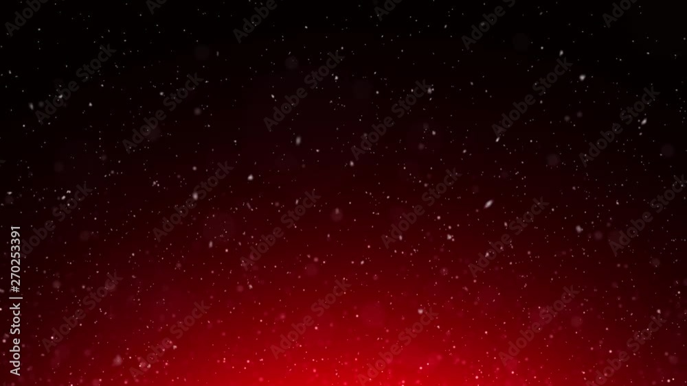 Magic red night sky with snowflakes. Christmas and New Year copy space greeting card background. Magic red night sky with snowflakes. Christmas and New Year copy space greeting card background.