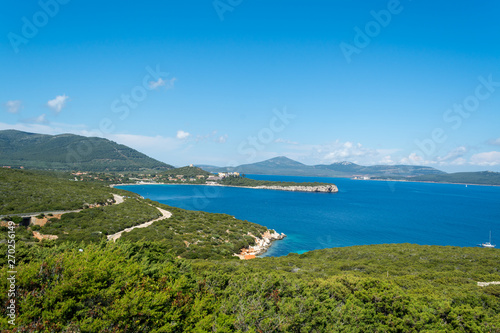 Landscape of coast of Capo Caccia