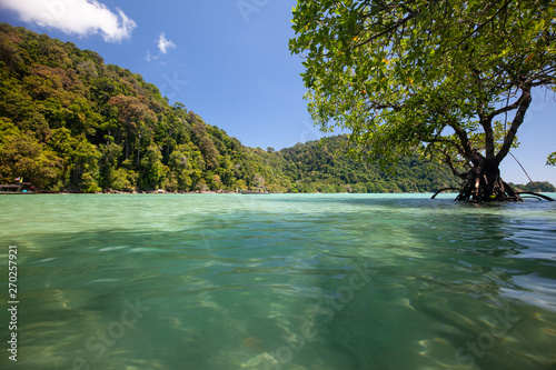 The snorkelling famous place of Mu Koh Surin Island National Park where near to Khura Buri district, Phang-nga, Thailand photo