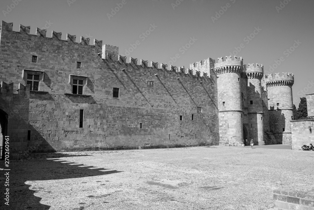 RHODOS, GREECE, The Palace of the Grand Master of the Knights of Rhodes RHODOS, GREECE, The Palace of the Grand Master of the Knights of Rhodes