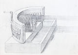 The mechanisms. Atlantic code. By Leonardo Da Vinci in the vintage book Leonardo da Vinci by A.L. Volynskiy, St. Petersburg, 1899