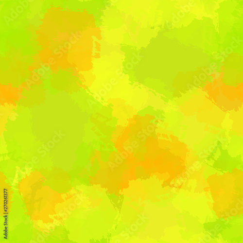 Seamless abstract vector watercolor background yellow © Alexandr