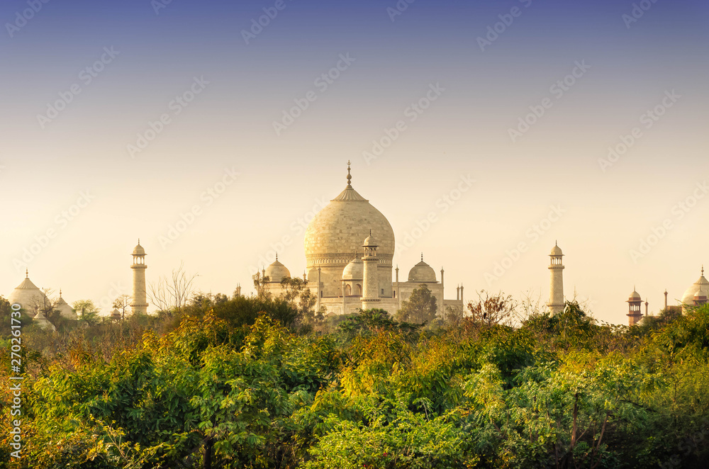 view of the beautiful Taj Mahal, Agra