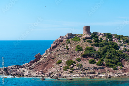 Landscape of the coast near Porticciolo