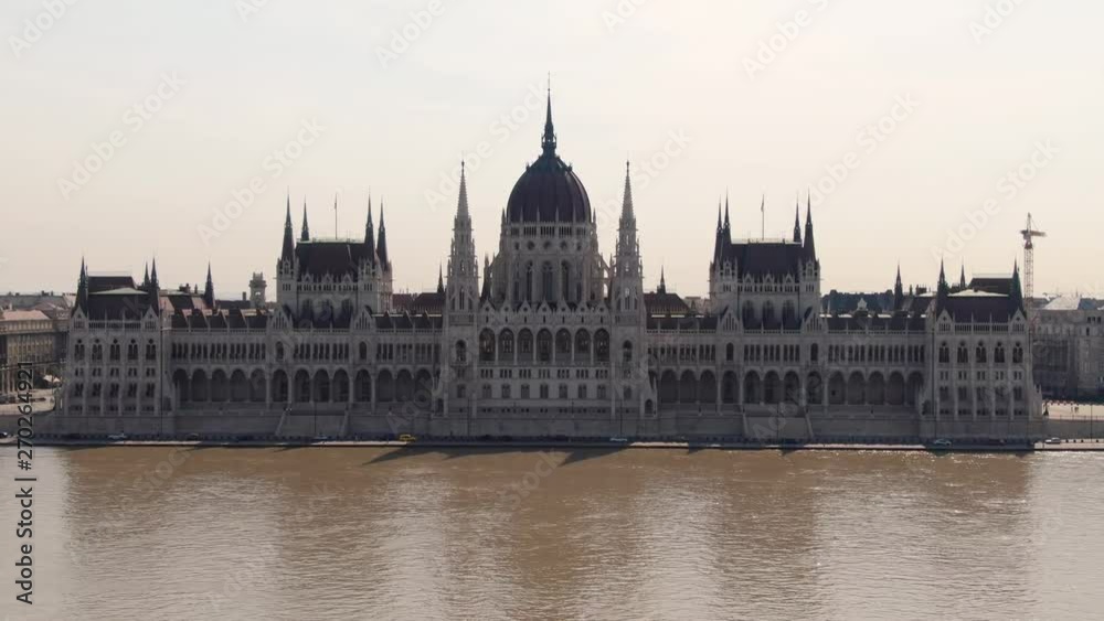 The Hungarian Parliament with the river Danube, Budapest The Hungarian Parliament with the river Danube, Budapest
