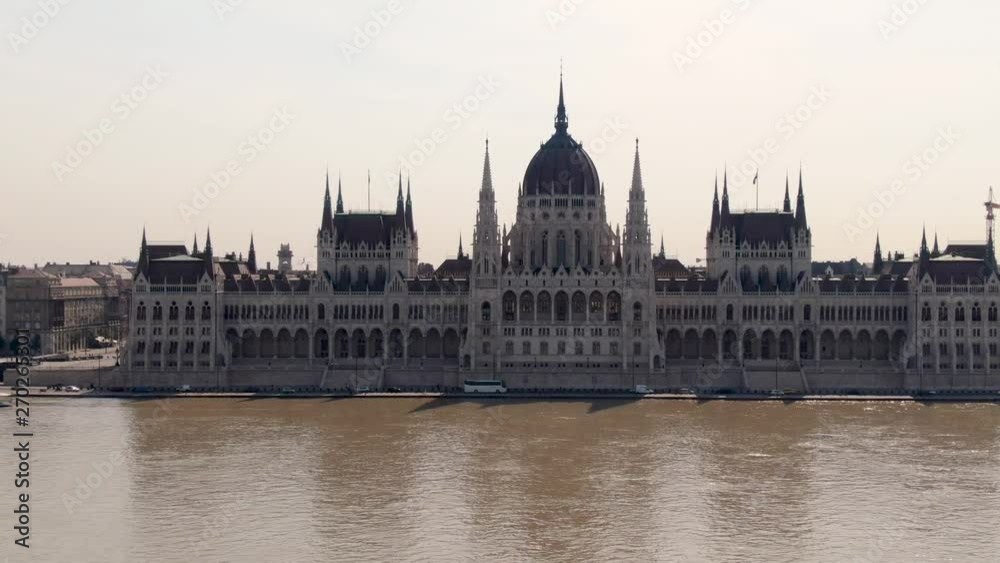 The Hungarian Parliament with the river Danube, Budapest The Hungarian Parliament with the river Danube, Budapest