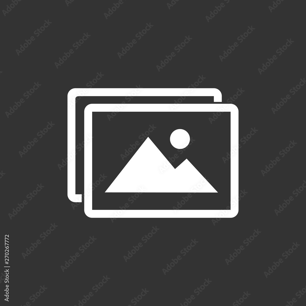 Photo Gallery icons symbols vector Photo Gallery icons symbols vector