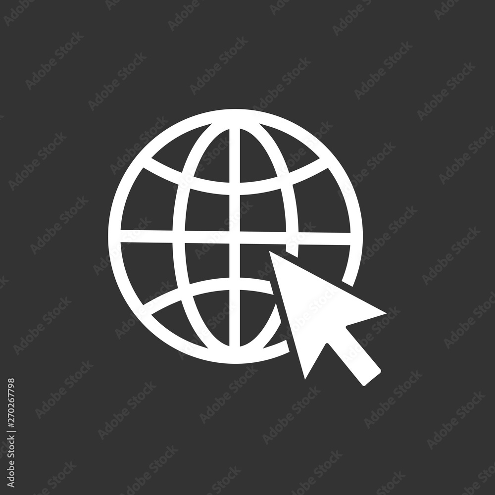 go to web icon Vector design illustration go to web icon Vector design illustration