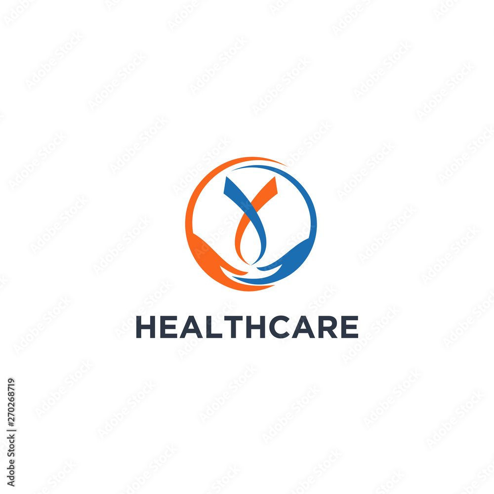 Medical pharmacy logo design vector template