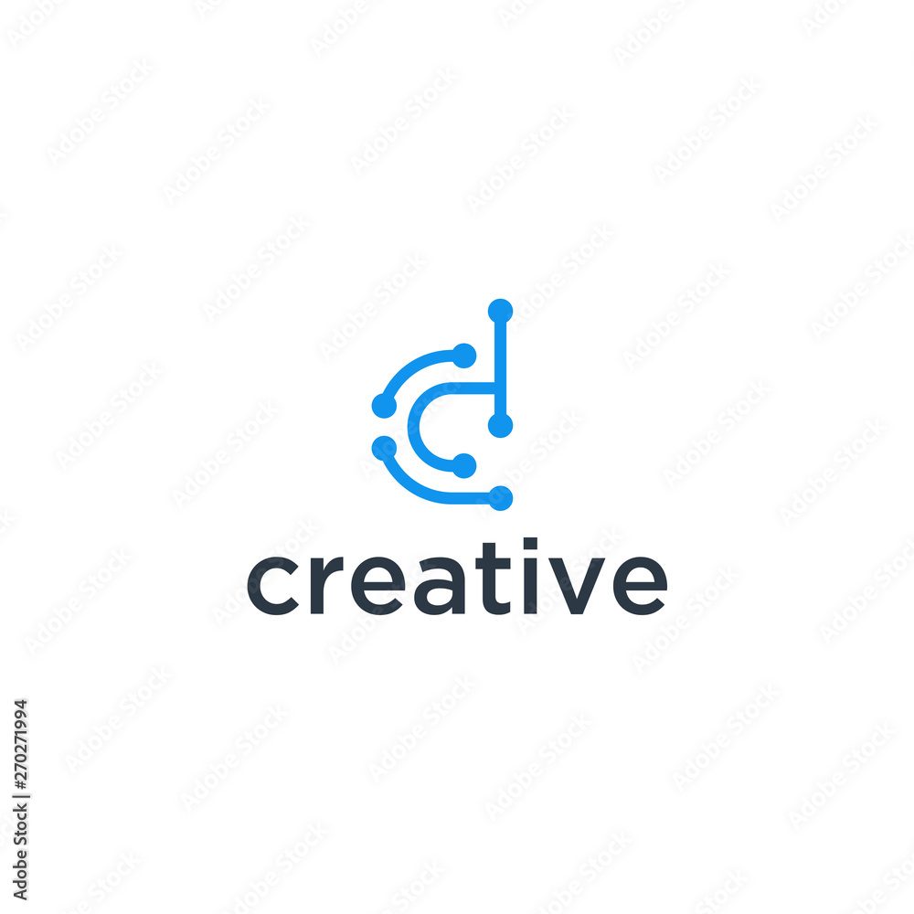 logo initial design vector template logo initial design vector template