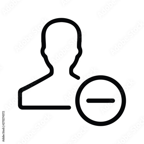 user delete icon