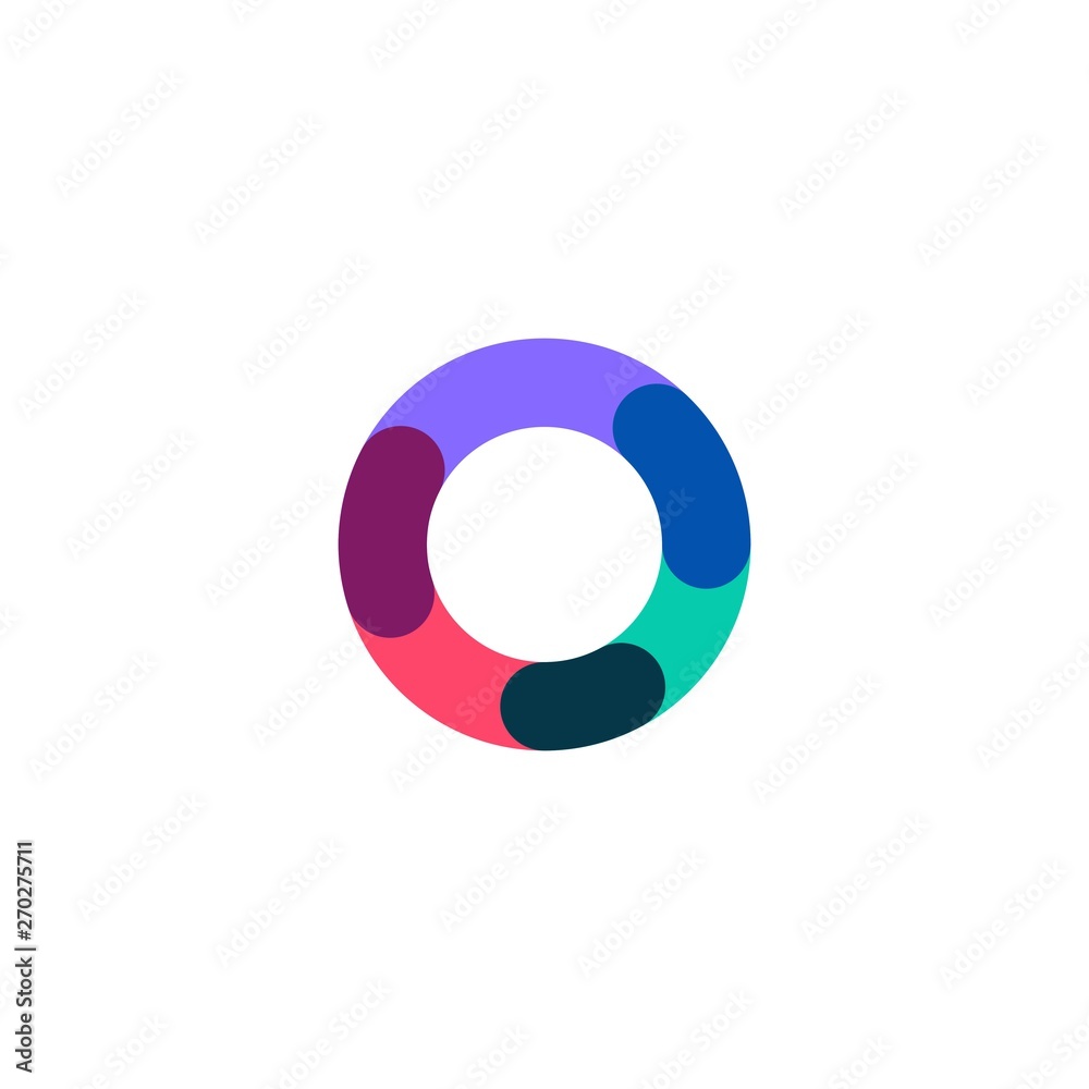 abstract circle overlapping logo vector icon illustration abstract circle overlapping logo vector icon illustration