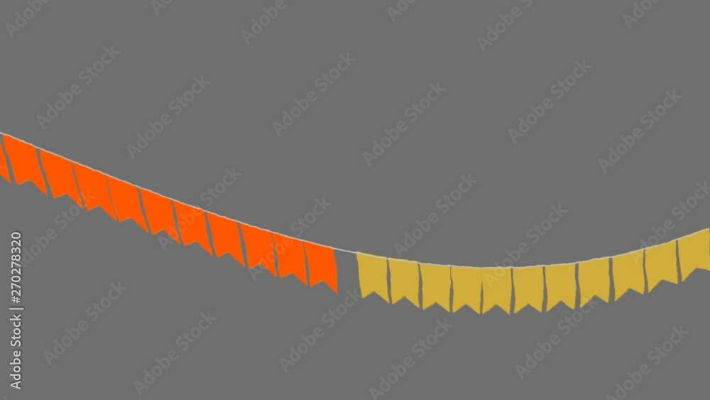 Banderolas Laranja ,amarelo