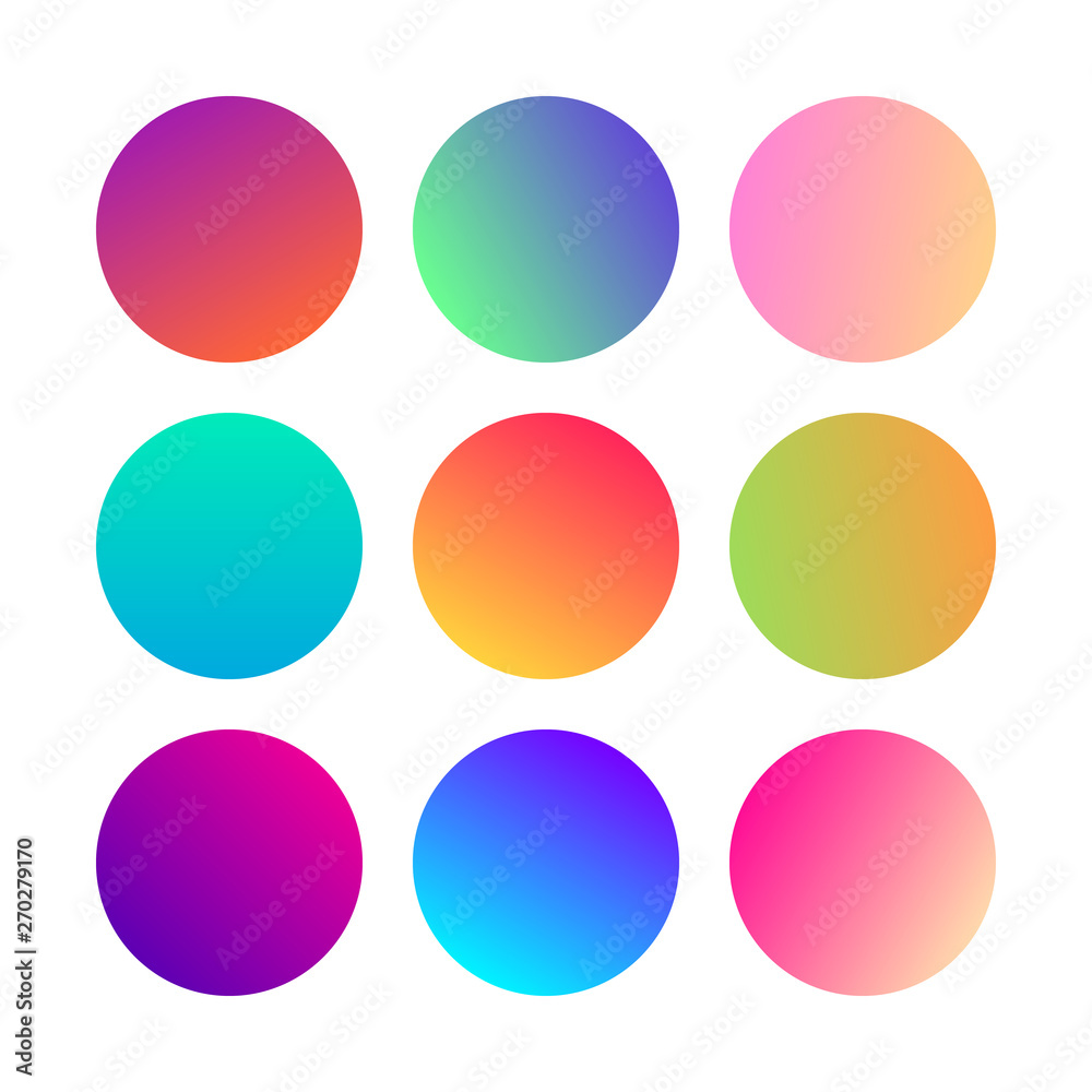 Set of Round Gradients spheres Set of Round Gradients spheres