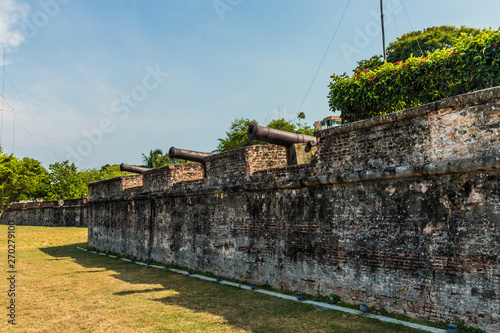 A typical view in George town in Malaysia