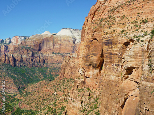 Canyon walls in Zion