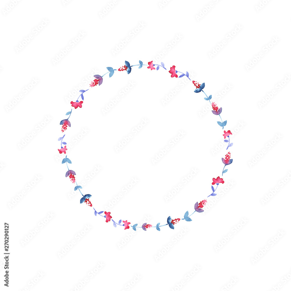 Modern watercolor wreath Modern watercolor wreath