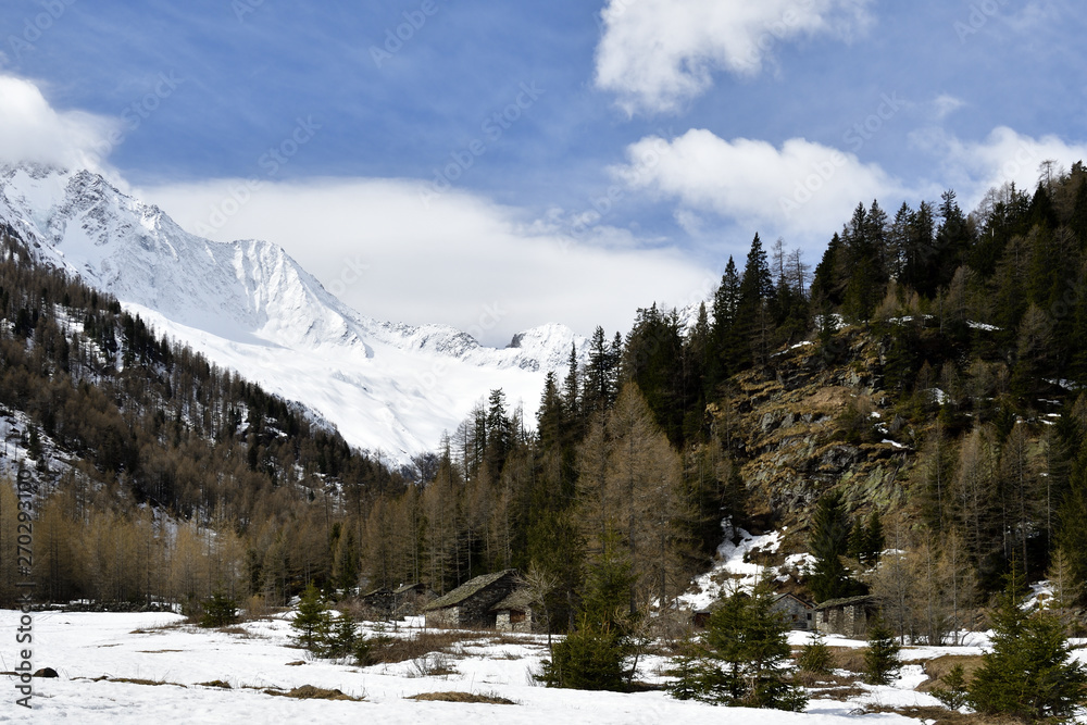 Alpe Laresin in early spring