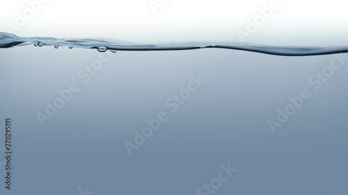 Water surface splashing, slow motion