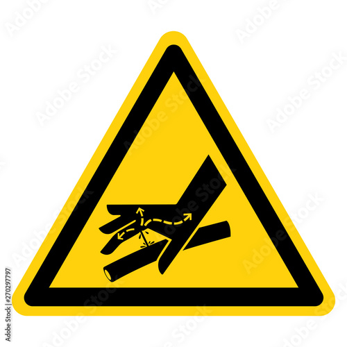 Skin Puncture Hydraulic Line Symbol Sign Isolate On White Background,Vector Illustration