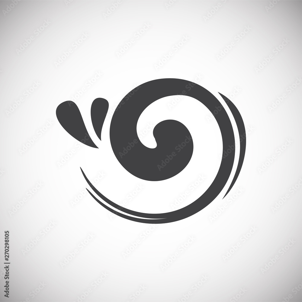 Wave icon on background for graphic and web design. Simple vector sign. Internet concept symbol for website button or mobile app. Wave icon on background for graphic and web design. Simple vector sign. Internet concept symbol for website button or mobile app.