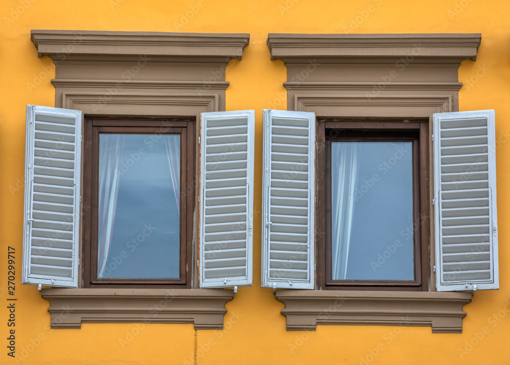 Two Blue Window Shutters of Florence