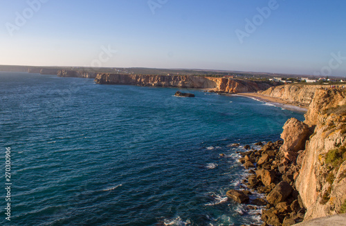 Coastline in Portugal - Ocean in Sagres 