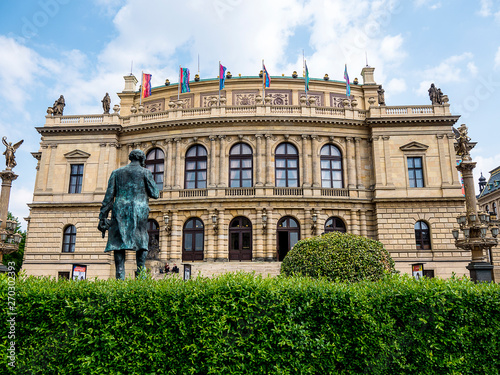 The Rudolfinum is a music auditorium and one of the most important neo-renaissance buildings in Prague