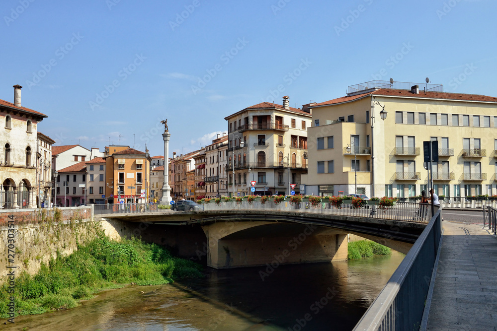 Vicenza/Veneto/Italy - september 2016: View of the city of Vicenza, Italy.