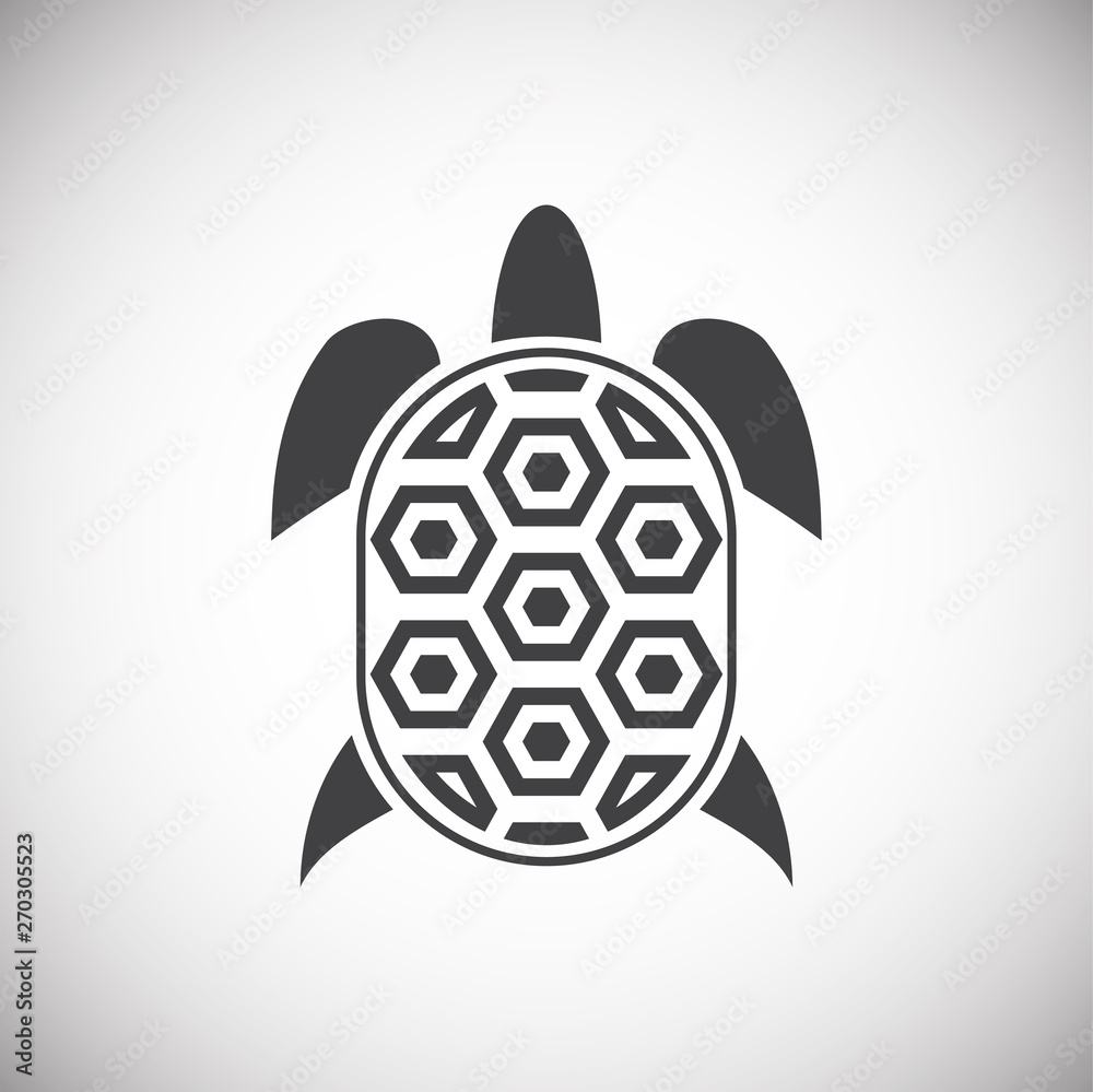 Sea turtle icon on background for graphic and web design. Simple illustration. Internet concept symbol for website button or mobile app. Sea turtle icon on background for graphic and web design. Simple illustration. Internet concept symbol for website button or mobile app.